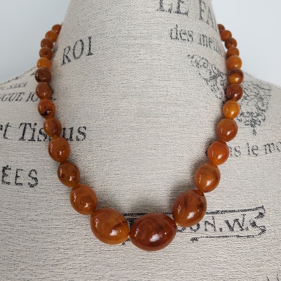 Baltic Egg Yolk Amber Necklaces - Picture 5 of 15